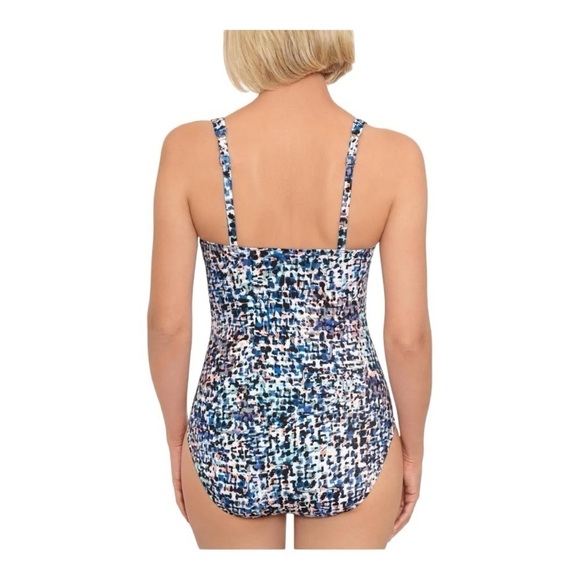 Swim Solutions Tummy Control One- Piece swimsuit - Picture 2 of 7